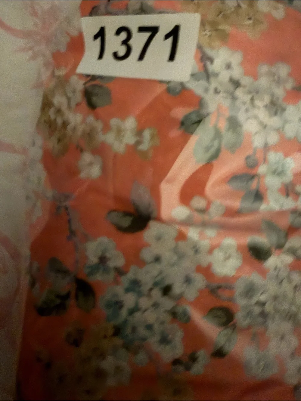 J. Crew Liberty Arts Fabric Coral Floral Button-Front Blouse